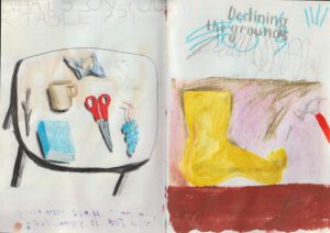 Pieter Chanterie - Spread from daily sketchbook